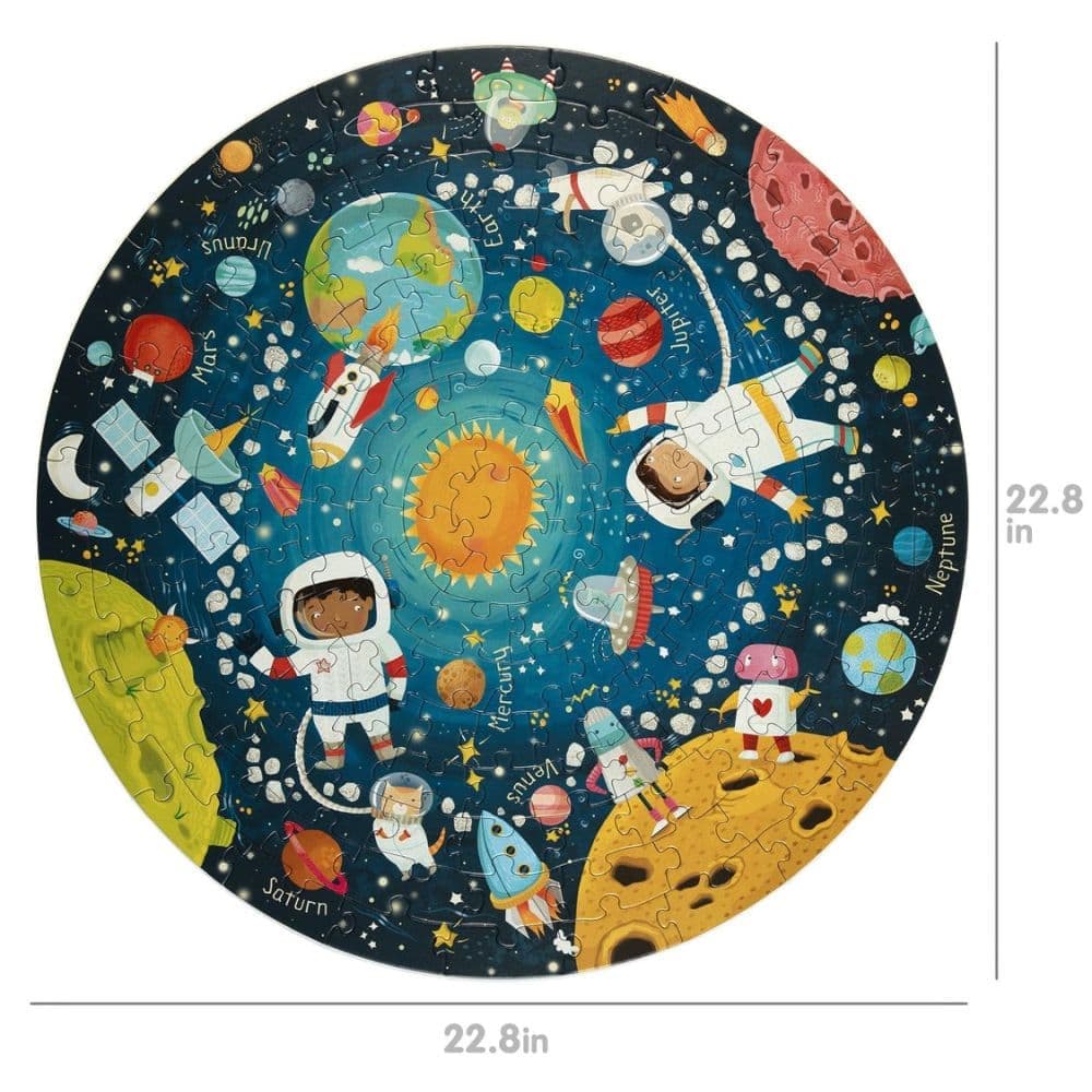Space Round 150 Piece Puzzle Second Alternate Image