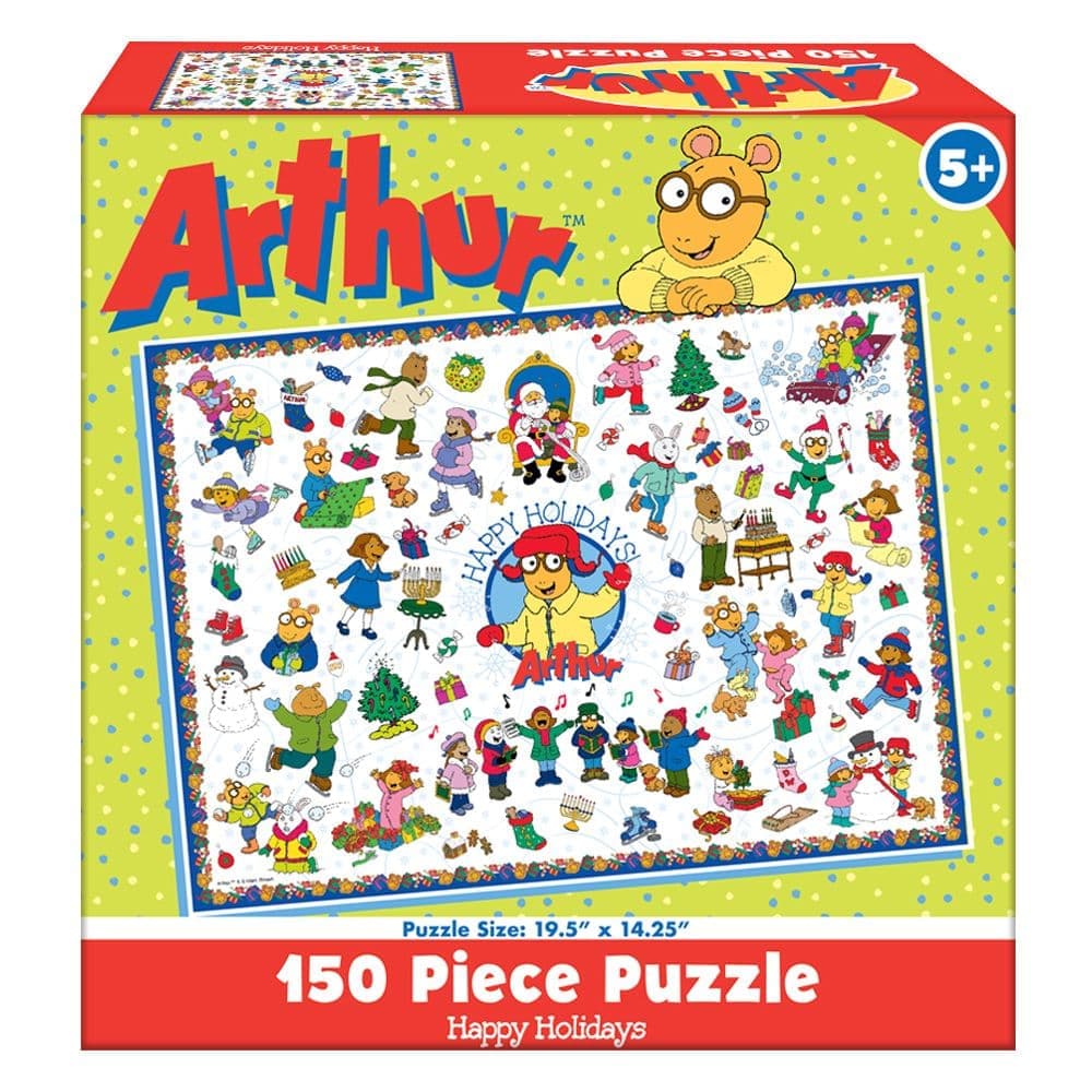 Arthur Happy Holidays 150 Piece Puzzle Main Product Image