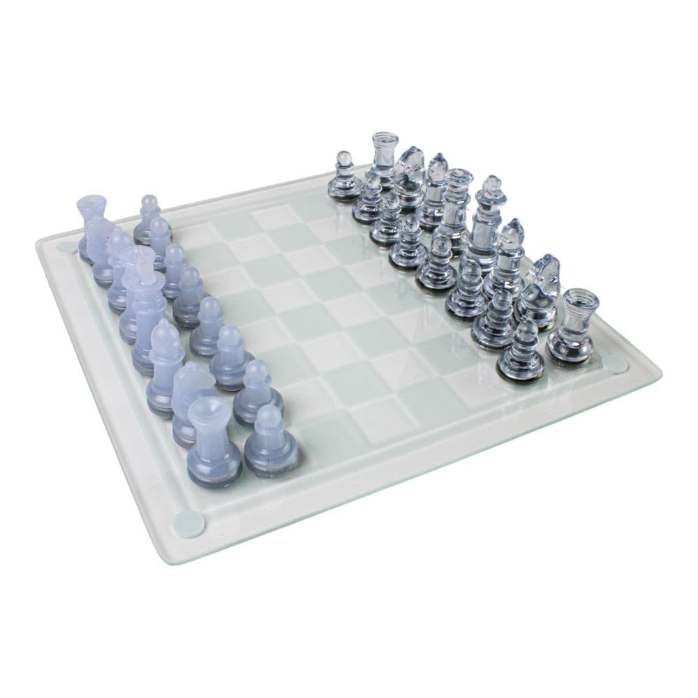 Plastic Chess Set with Glass Chessboard Third Alternate Image