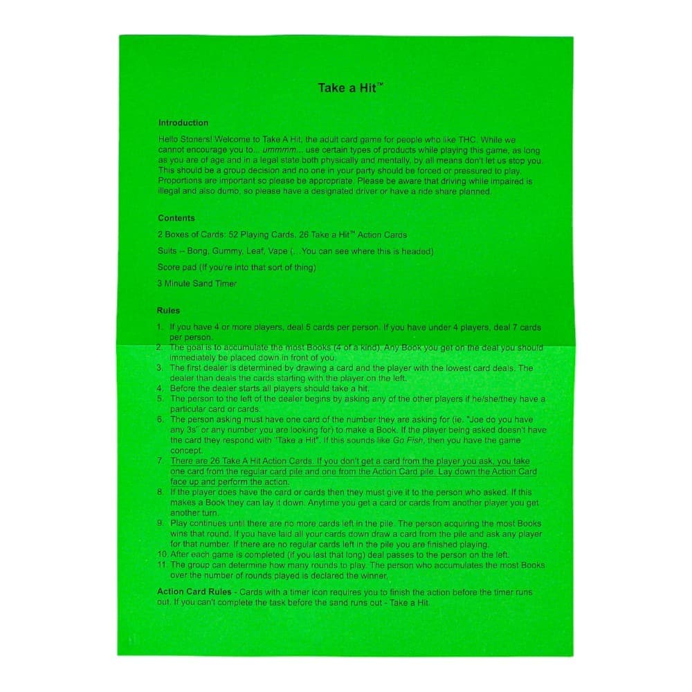 Take A Hit Game Thirteenth Alternate Image