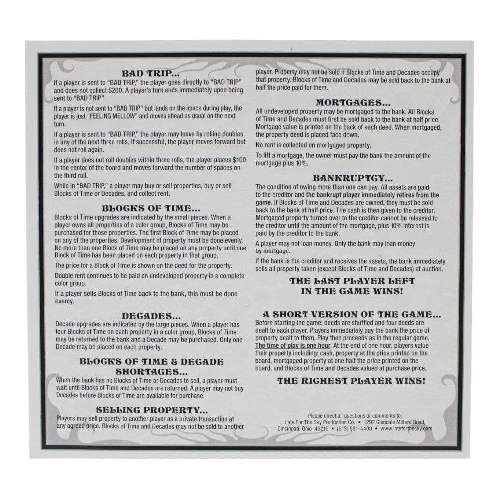 60s Opoly Seventeenth Alternate Image