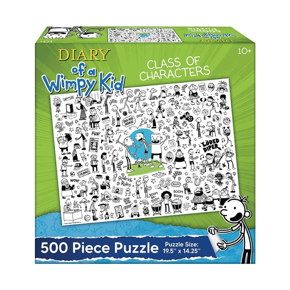 Diary of a Wimpy Kid Class Characters 500 Piece Puzzle Main Product Image