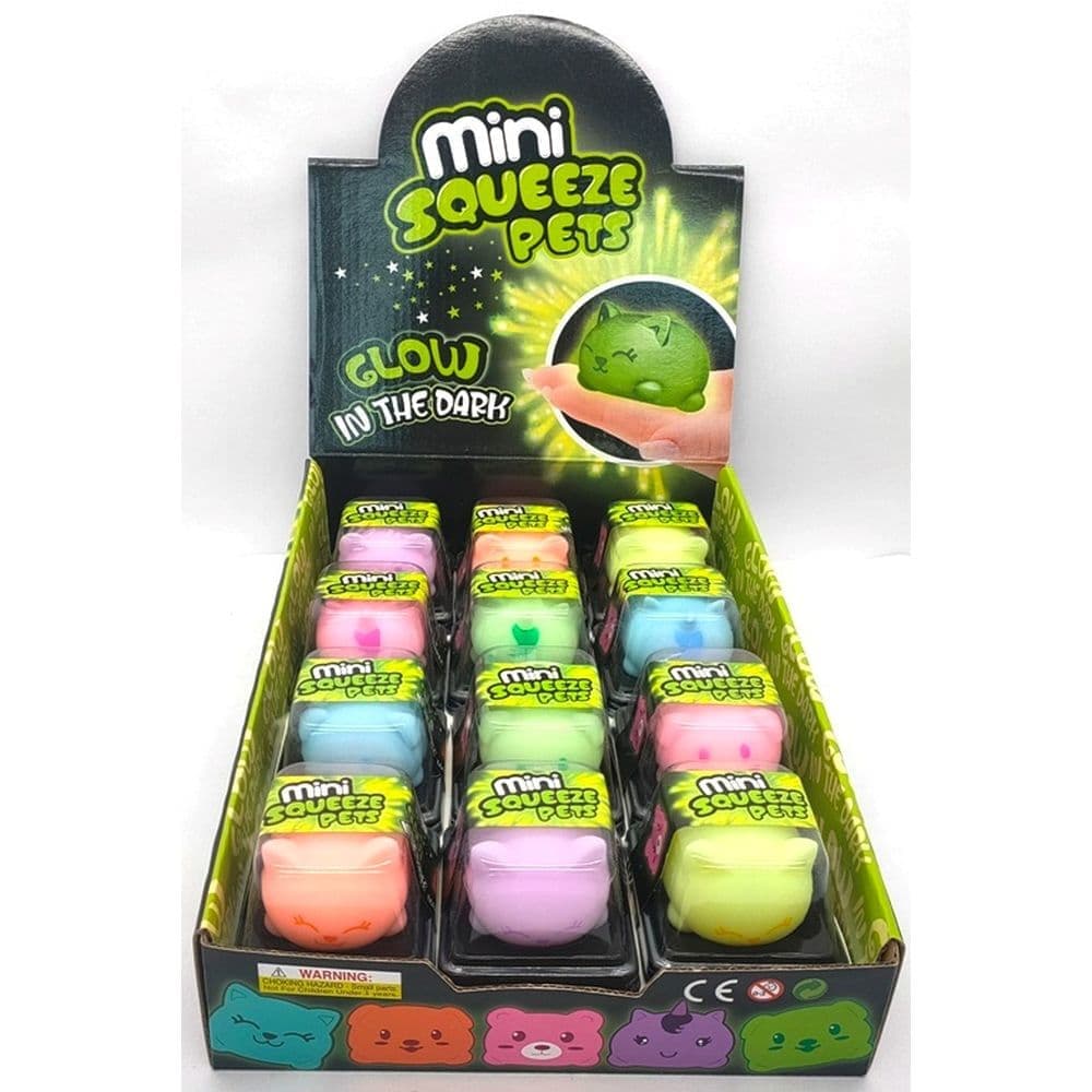 Glow in the Dark 2 Inch Mini Squeeze Pet  Main Image
