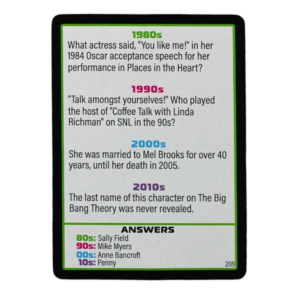 Decades of Trivia Game Third Alternate Image