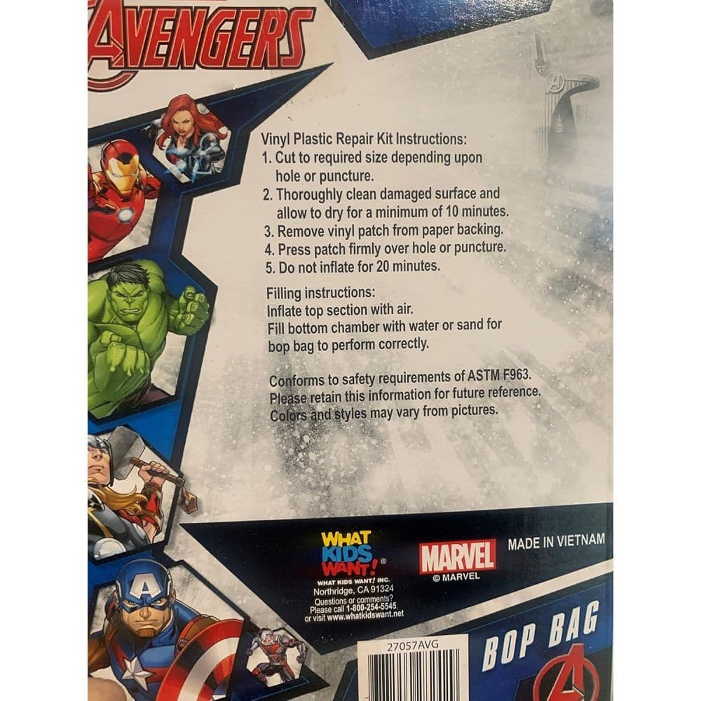Avengers 36 inch Bop Bag Second Alternate Image