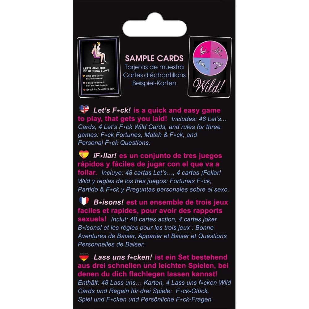 Lets F*ck Card Game First Alternate Image