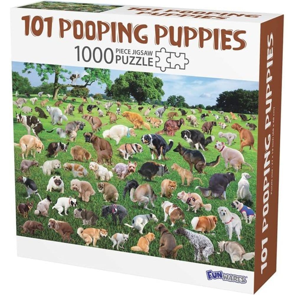 101 Pooping Puppies 1000 Piece Puzzle Main Product Image