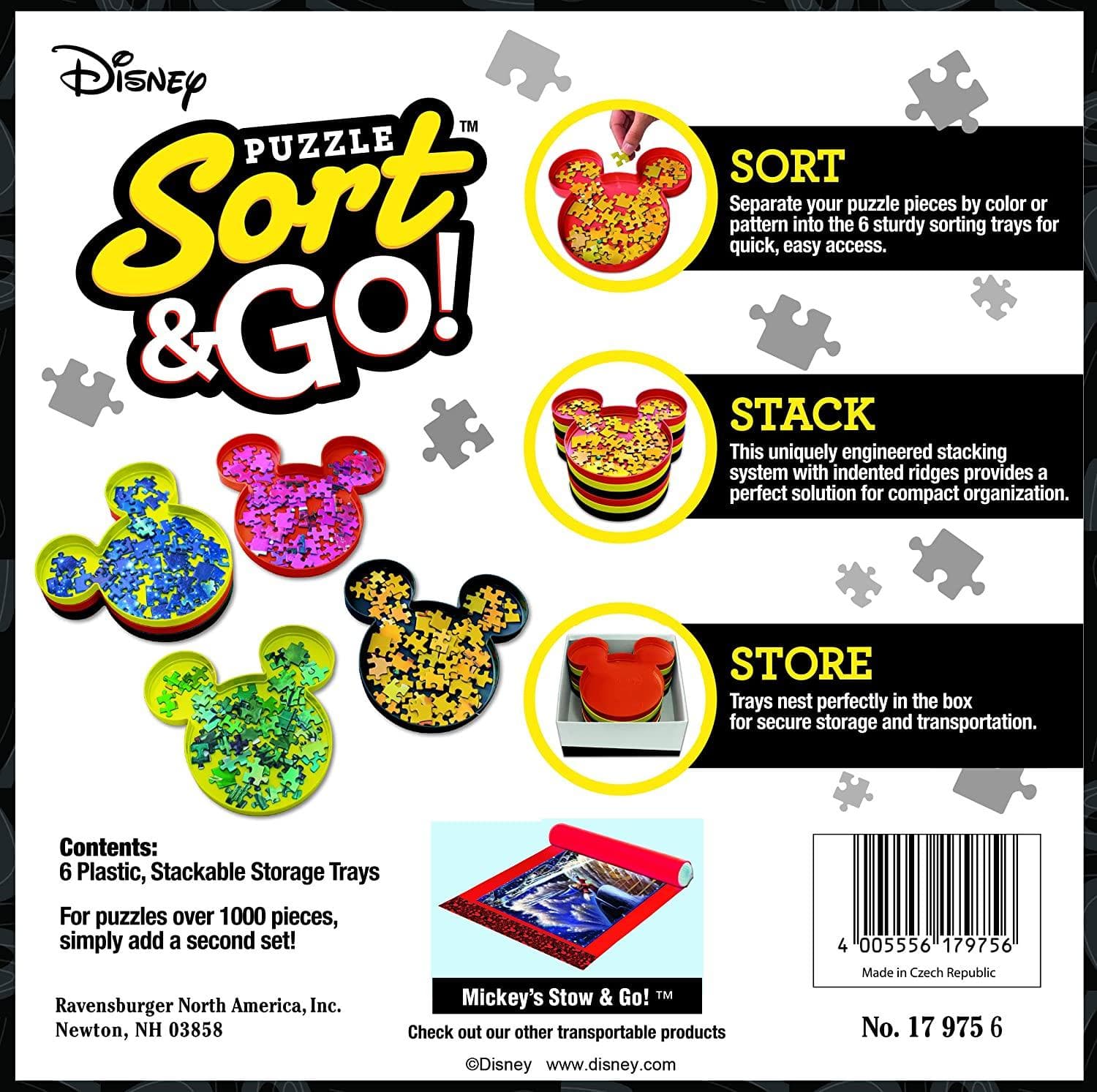 Mickey Sort and Go Puzzle Organizer Fourth Alternate Image