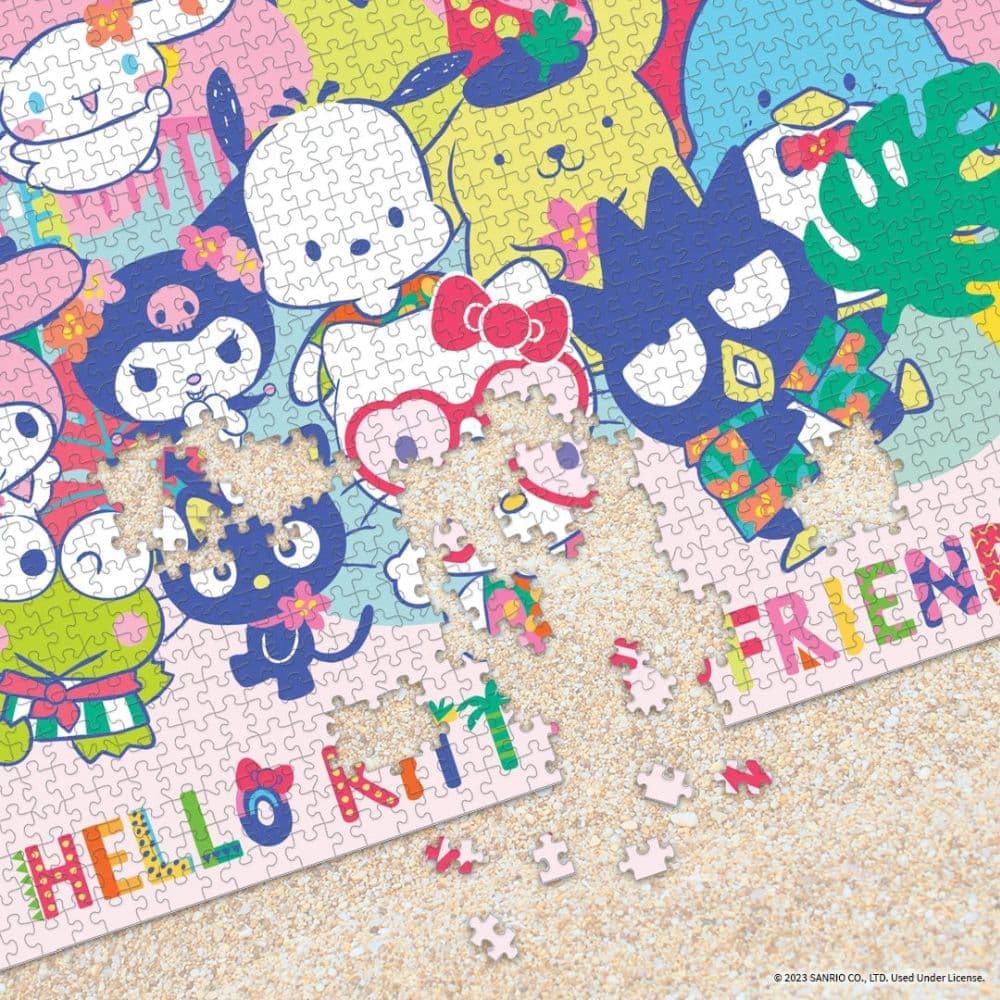 Hello Kitty Tropical 1000 Piece Puzzle Third Alternate Image