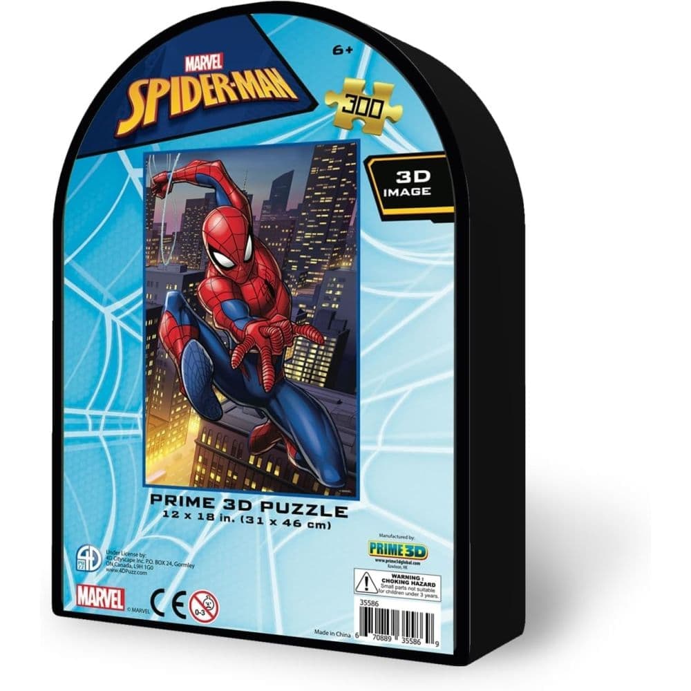 Spiderman 3D 300 Piece Puzzle in Tin Fourth Alternate Image
