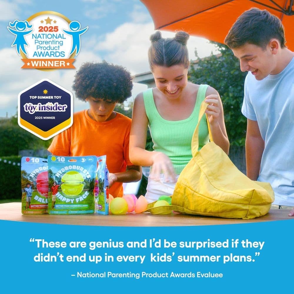 HydroBursts Smile Face 10 Pack First Alternate Image