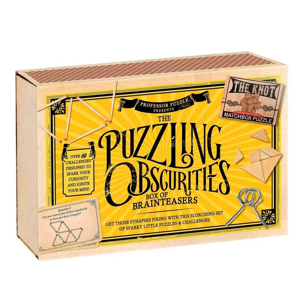 Puzzling Obscurities Game side of box