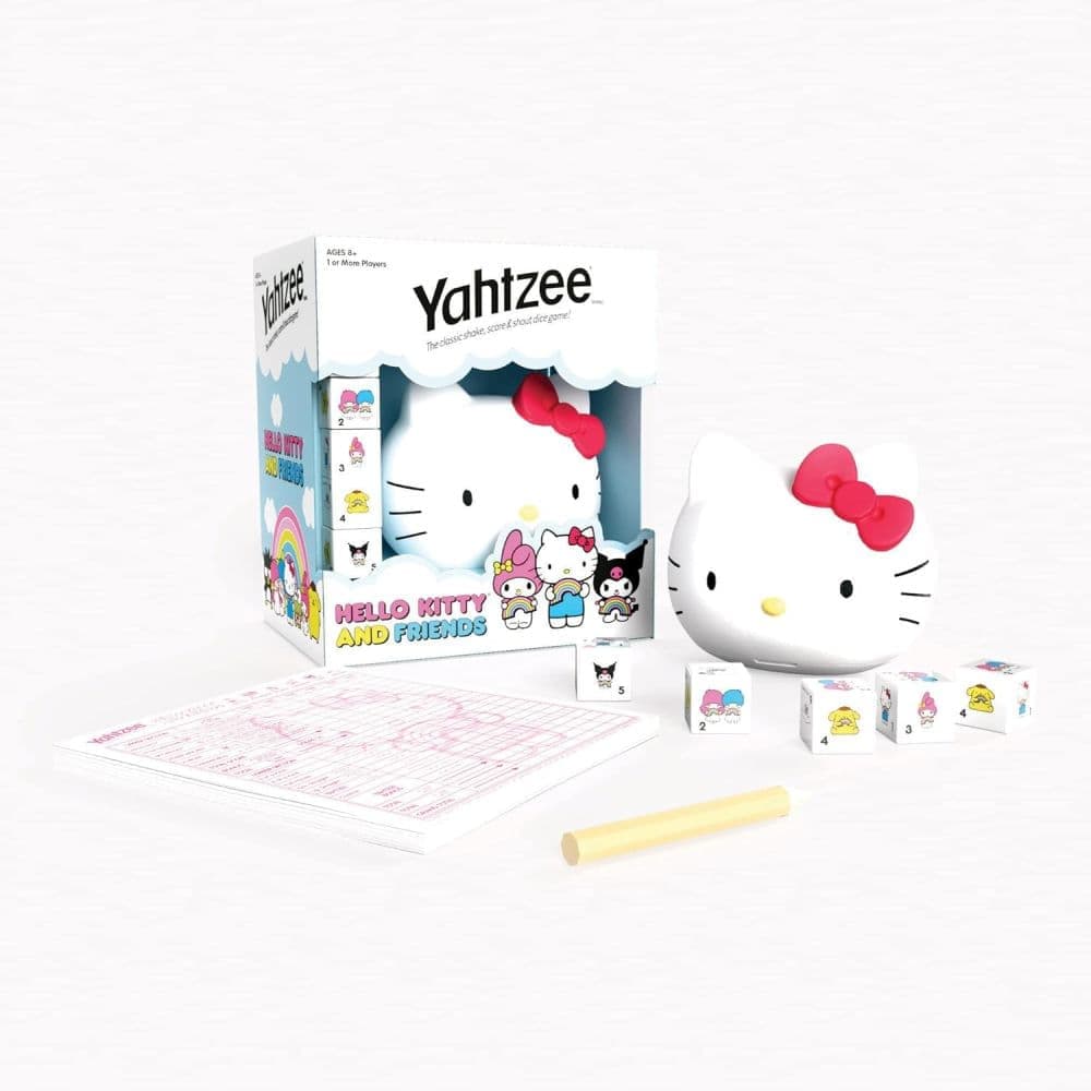 Yahtzee Collectors Edition Hello Kitty Dice Game Second Alternate Image