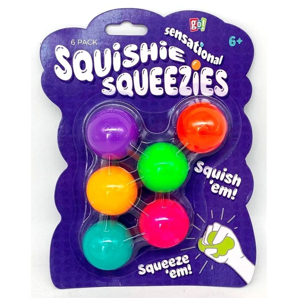 Squishie Squeezies Balls 6 Pack Main Image