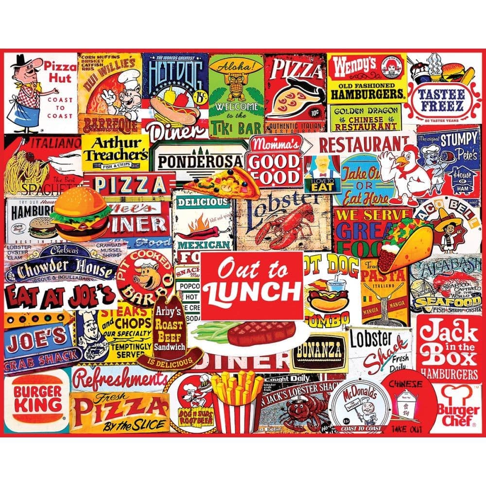 Out To Lunch 1000 Piece Puzzle Main Product Image