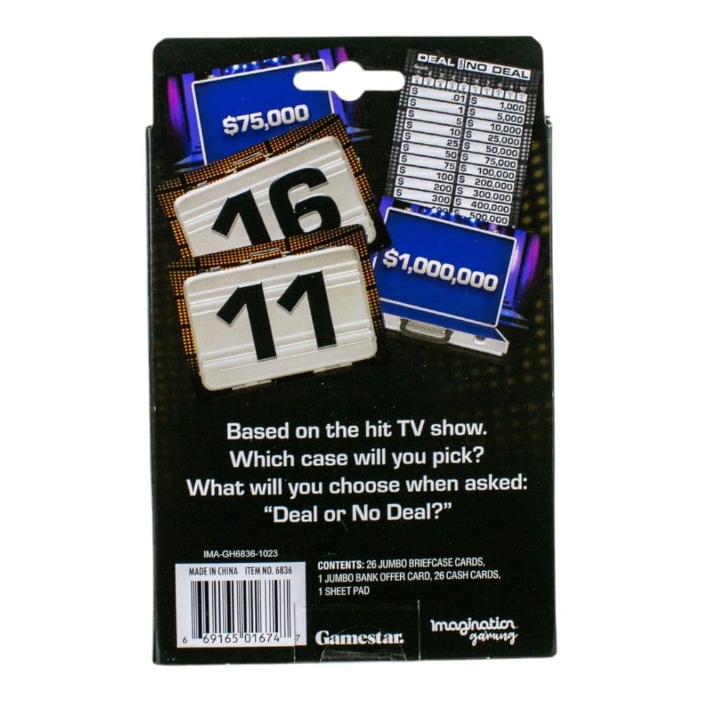 Deal or No Deal Jumbo Card Game First Alternate Image