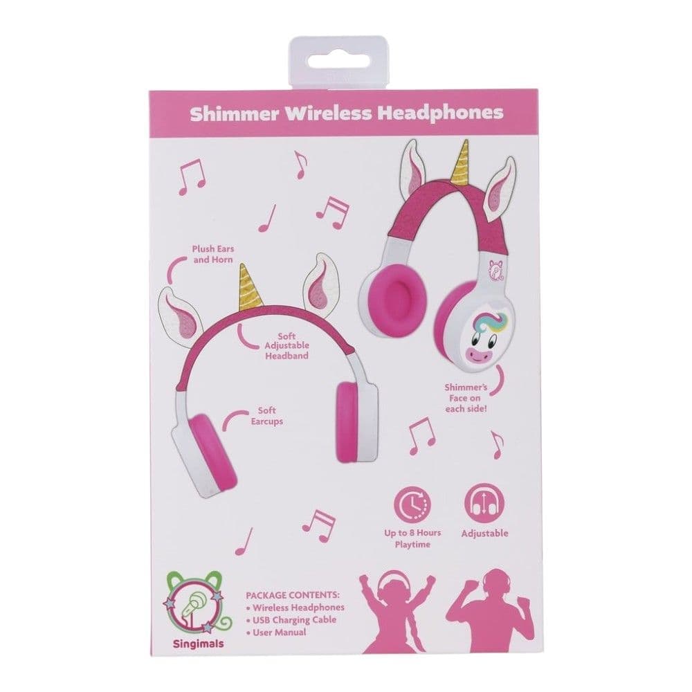 Singimals Unicorn Bluetooth Headphones Sixth Alternate Image