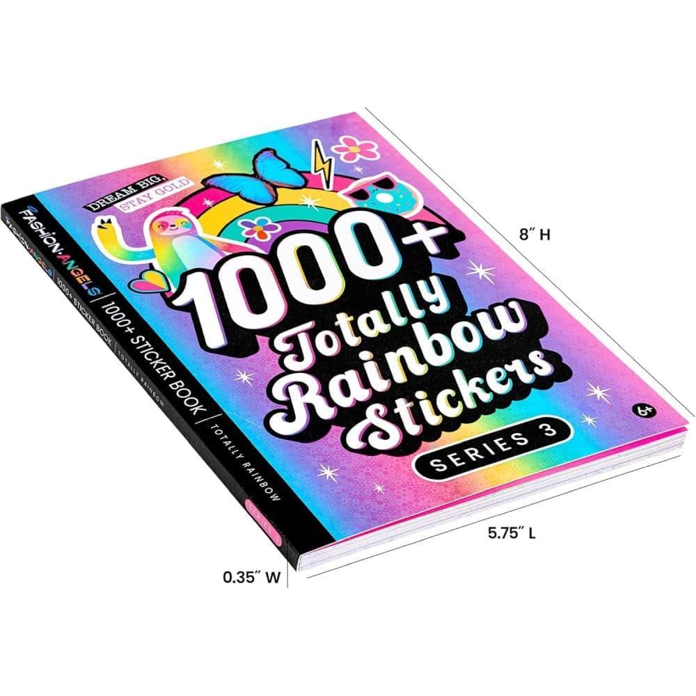 1000 plus Rainbow Super Colorful Stickers Second Alternate Image