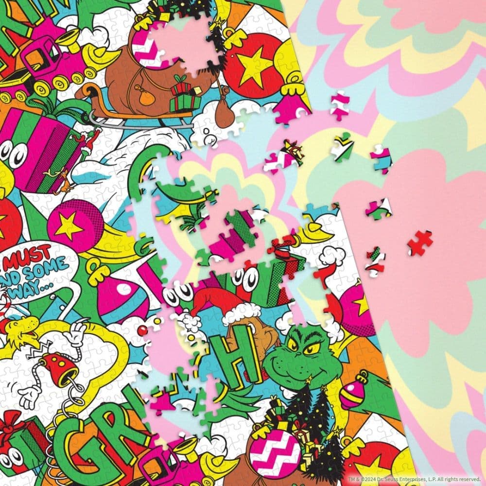 Grinch Poppin 1000 Piece Puzzle Third Alternate Image