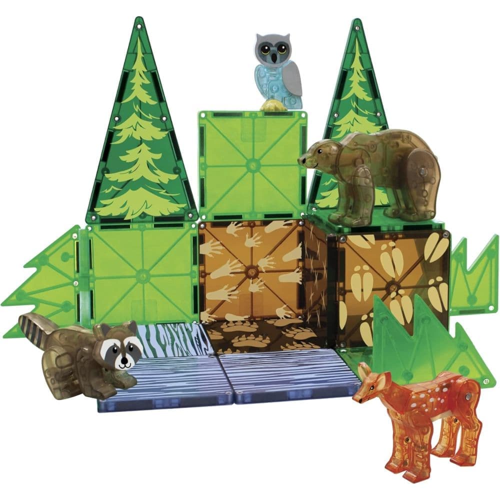 Magna-tiles 25 Piece Forest Animals Set Second Alternate Image