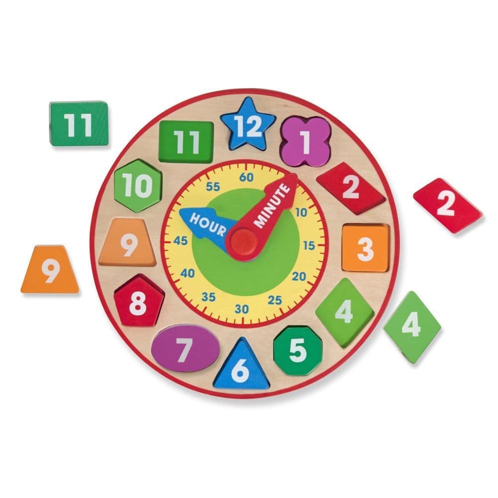 Shape Sorting Clock Main Product Image width="1000" height="1000"