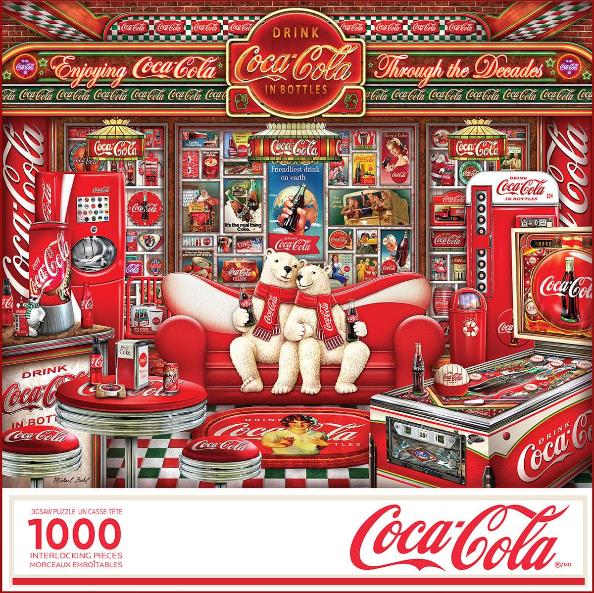 Coca Cola Decades 1000pc Puzzle Main Product Image width="1000" height="1000"