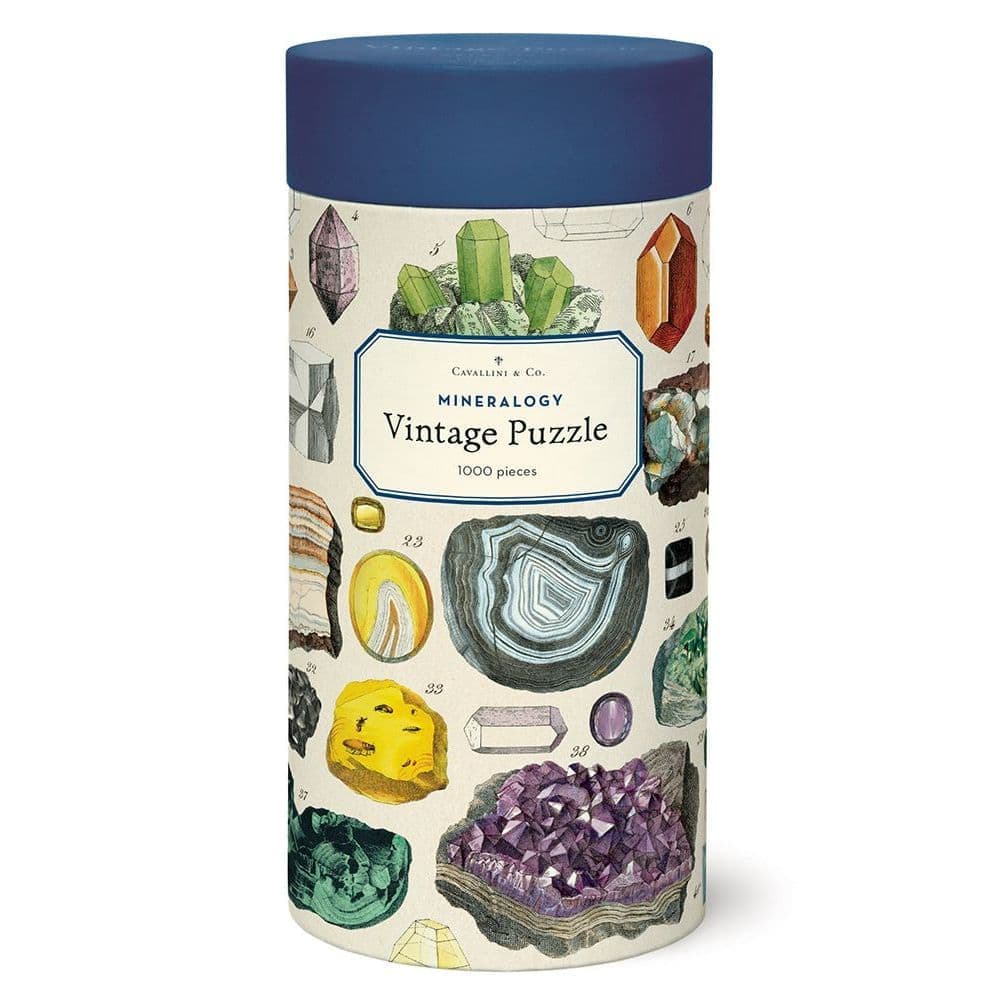 Mineralogy 1000 Piece Puzzle by Cavallini Main Product Image width="1000" height="1000"