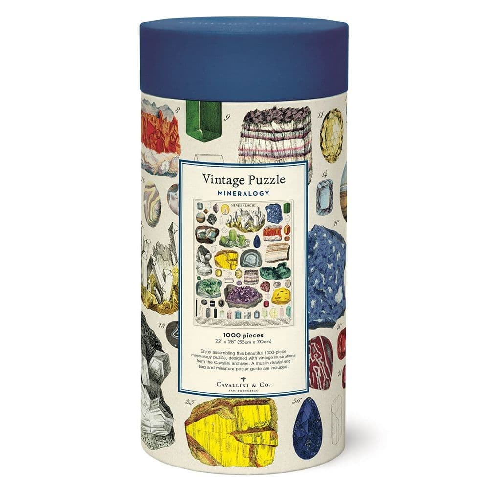Mineralogy 1000 Piece Puzzle by Cavallini 3rd Product Detail Image width="1000" height="1000"