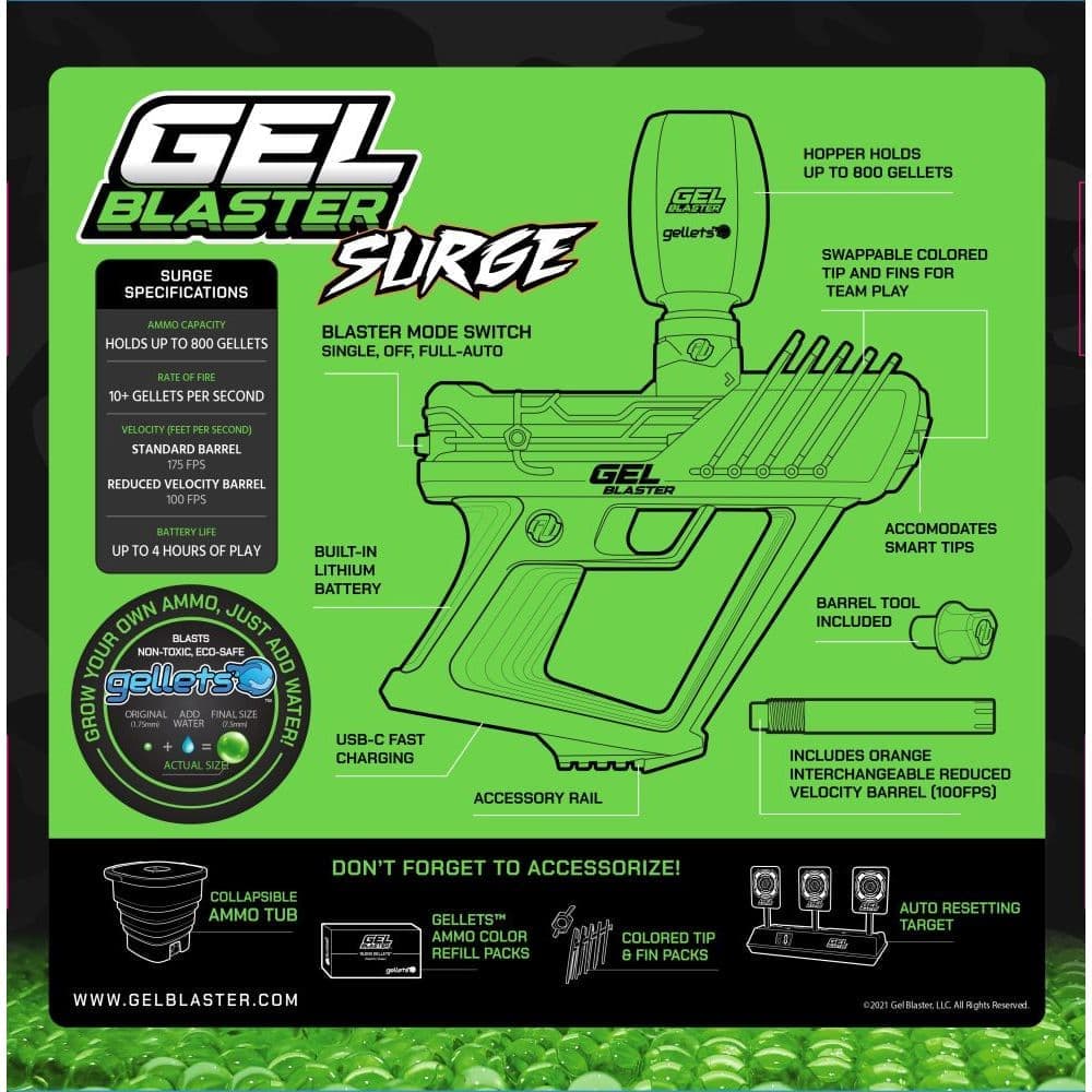 Gel Blaster Surge Core Blaster Fifth Alternate Image