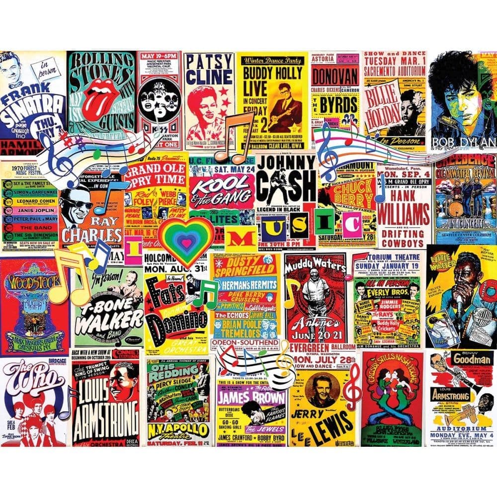 Love Music 1000 Piece Puzzle Main Product Image width="1000" height="1000"