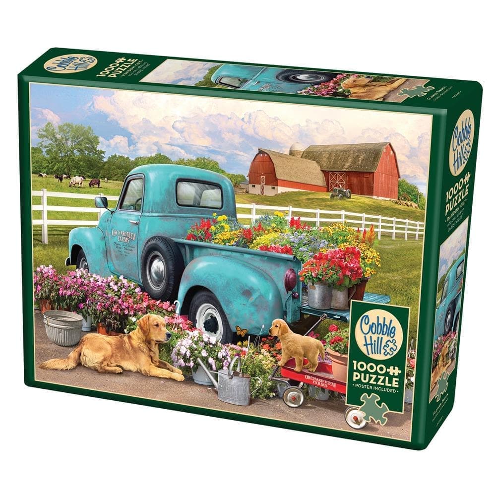Flower Truck 1000 Piece Puzzle Main Product Image