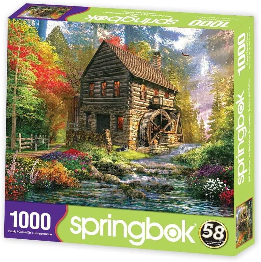 Mill Cottage 1000 Piece Puzzle Main Product  Image width="1000" height="1000"