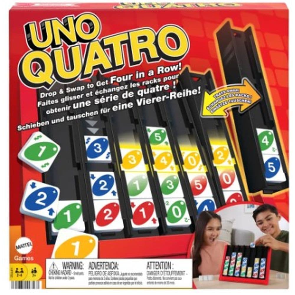 Uno Quatro Card Game Main Image