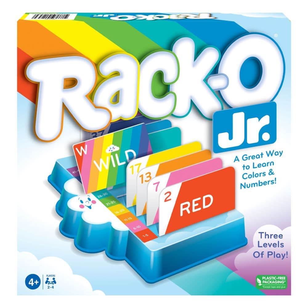 Racko Jr Colors and Numbers Card Game Main Image