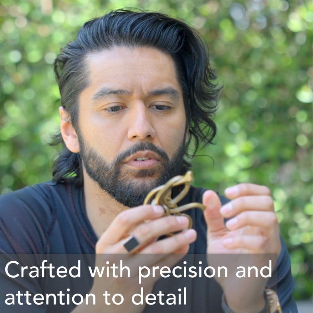 Ripple Hanayama Cast Metal Brain Teaser Third Alternate Image