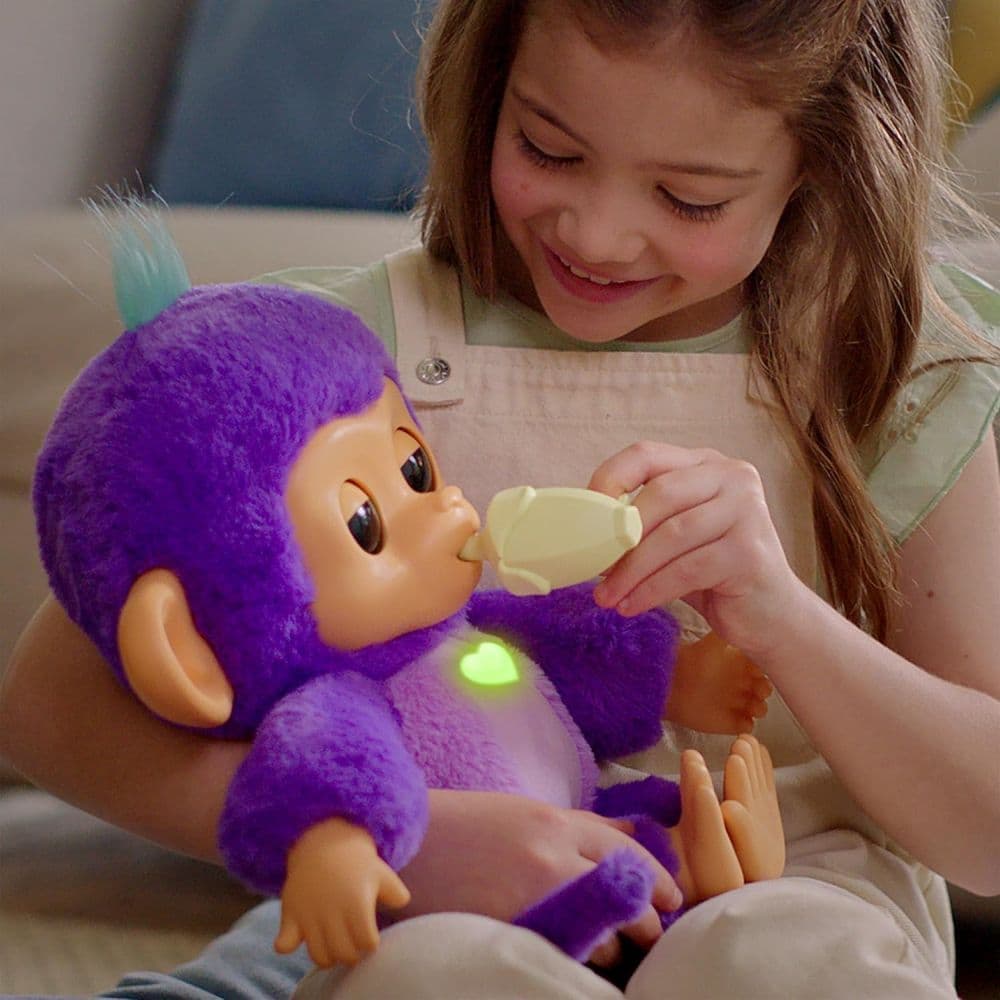Fingerlings Care n' Cuddles Monkey Third Alternate Image