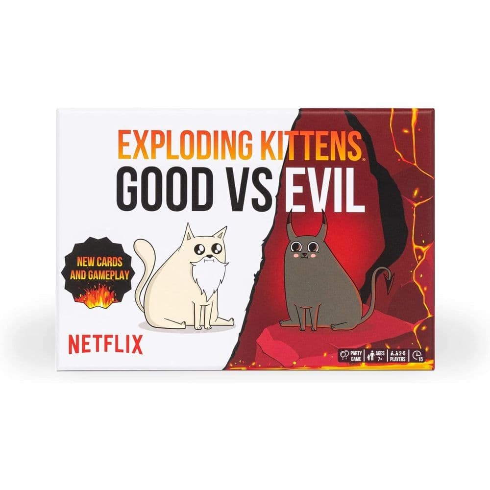 Exploding Kittens Good vs. Evil Card Game Main Image