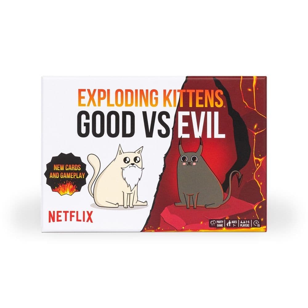 Exploding Kittens Good vs. Evil Card Game First Alternate Image
