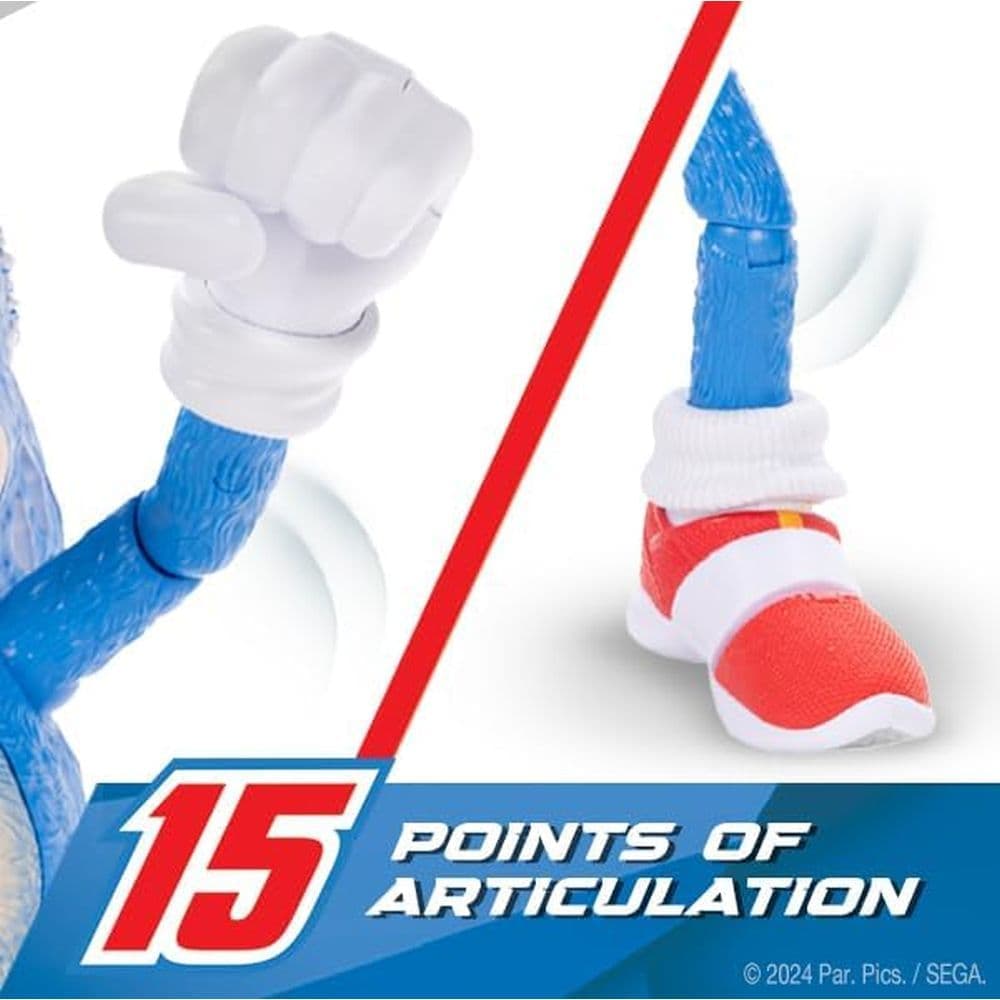 Sonic The Hedgehog 3 Ultimate Talking Sonic 12-Inch Figure Fourth Alternate Image