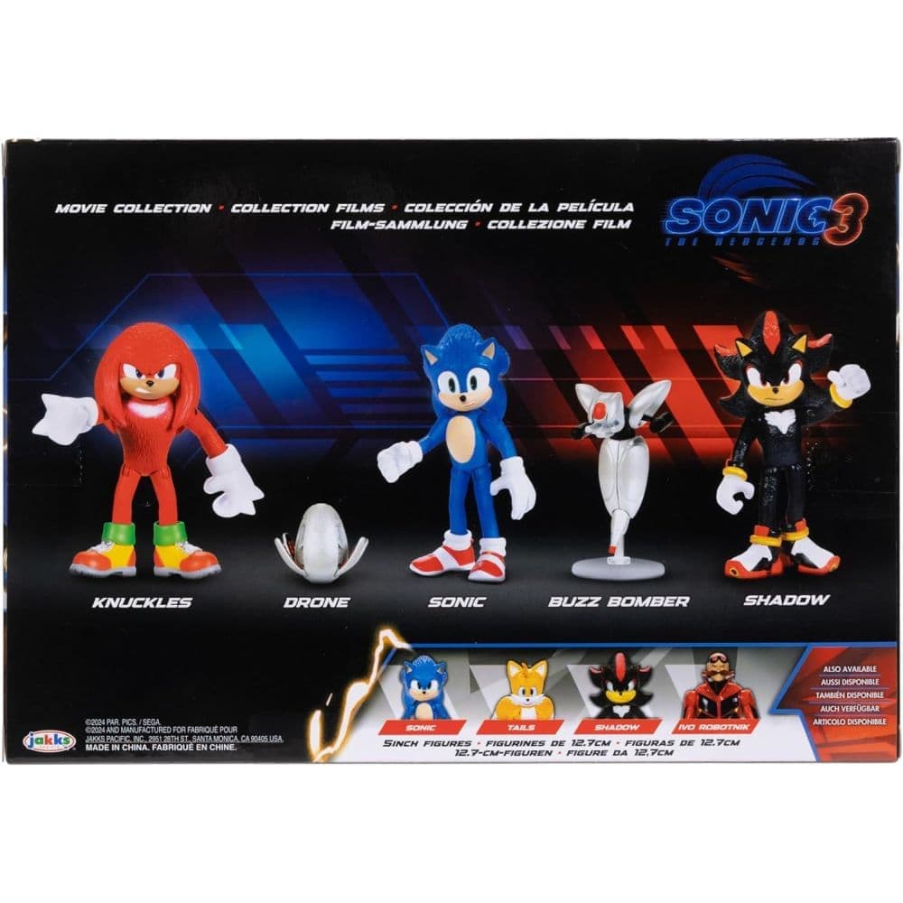 Sonic 3 Movie Action Figures 2.5 Inch Sixth Alternate Image